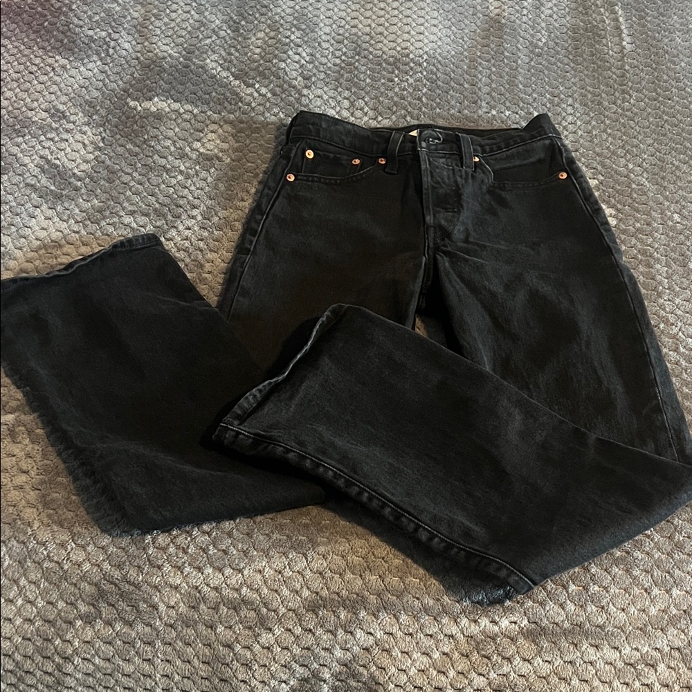 Levi’s Premium Black Jeans Wedgie Bootcut 25
